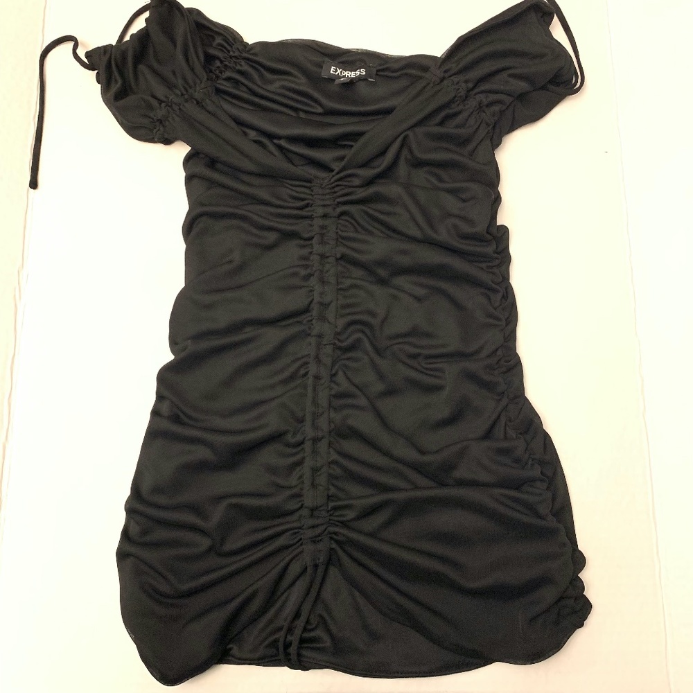 Express Black Off Shoulder Blouse Size Small